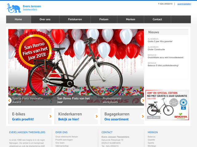 Evers Janssen Tweewielers Nijmegen